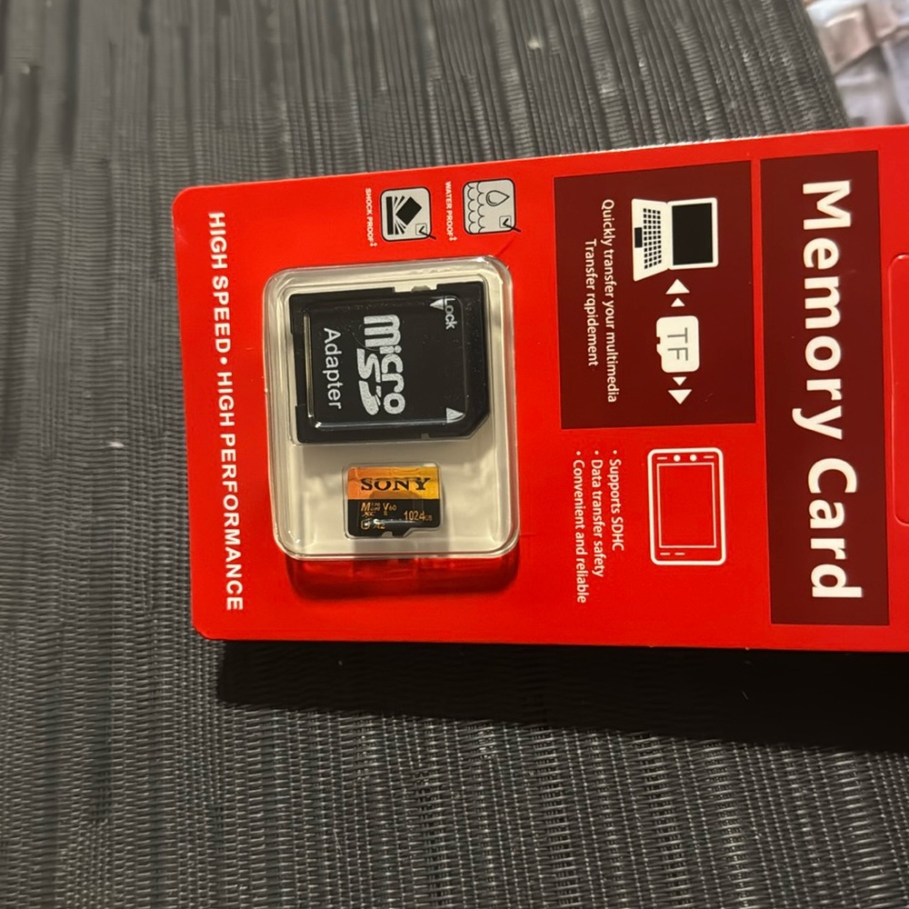 Sony Memory Micro sd Card 1024 gb